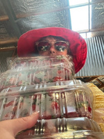 Penray strawberry picking with nandad. Sure hot day and busy!