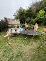 End of year pool party at Em’s place