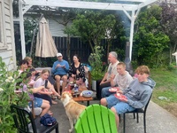 End of year pool party at Em’s place