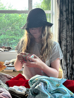 Christmas morning with coffee in bed and three gremlins and their stockings. A lovely morning of the great unwrap, followed by a walk and pancakes.