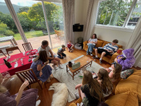 Christmas Day lunch at James and Hannah’s lovely new abode.