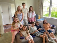 Christmas Day lunch at James and Hannah’s lovely new abode.