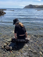 Had a lovely morning driftwood collection and wonder along Makara beach.