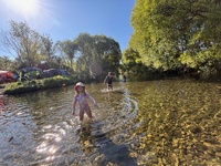 Camp kaitohe… a lovely river swim most of the day!