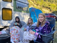 Last morning. Another beautiful day, for some mattress riding