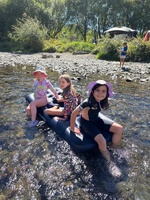 Last morning. Another beautiful day, for some mattress riding