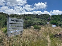 Skyline walk with the whole fam damily. Juni’s first 14km walk! Finished with a milkshake and a dip in Khandallah, strangely I was the only one? Not another soul in the water… bliss