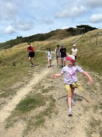 Skyline walk with the whole fam damily. Juni’s first 14km walk! Finished with a milkshake and a dip in Khandallah, strangely I was the only one? Not another soul in the water… bliss