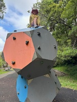 Skyline walk with the whole fam damily. Juni’s first 14km walk! Finished with a milkshake and a dip in Khandallah, strangely I was the only one? Not another soul in the water… bliss