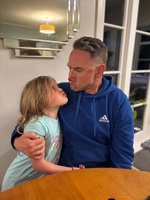 Token pizza night with the Turner-pant family. Managed to clear downstairs room for an air bed!