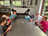 The turere lodge walk begins… 7 families…