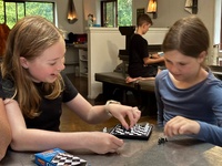 The turere lodge walk begins… 7 families…