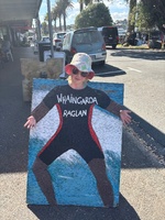 A wandering into the cute raglan town and onto the wharf area for a smoothie. Relaxed the avo away at the beach.