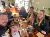 Yummy brunch for Nan’s birthday before the luge.