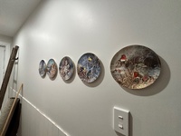 A few Taupo memorabilia pieces find a home in our new laundry.