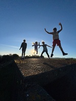 A stunning winters day for an overnight trip to somes (matiu) island. We walked around and found the lighthouse, gun emplacements, barracks, stables from a bygone era. No just after dust we were delighted with a a few little penguin encounters. Just magical.