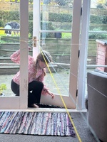 Juniper’s eighth birthday party. Good old fashion string game, drawing on cups, homemade pizza, clue hunt and decorate your cupcake. She had the best time.