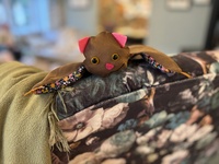 Flying fox sewed by Iris peck