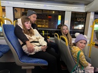 Matariki and birthday dinner in town followed by checking out the matariki light shows.