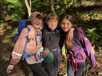 Iris’s birthday party tramp. One night in Jan’s hut with a few of her best mates. Mums came too.