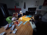 Iris’s birthday party tramp. One night in Jan’s hut with a few of her best mates. Mums came too.