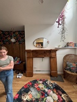 One mantle on marketplace turns into side table!