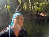 Day two: Hump Ridge, 19km - amazing view to start the day and a super special close encounter with a cheeky kea. Lunch on luncheon rock with no wind followed by moss of amazing ness and then the tram tracks that would never end. Arrived at beautiful Port Craig and swim with the dolphins (kind of)