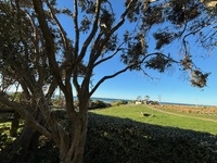 Checking out the farm cottage in daylight. Very rustic but fun.