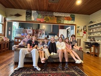 Last morning with a cooked breakie and rain has arrived.