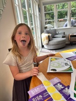 Netball prize giving is upon us! So naturally I had to try a sticker stamp!